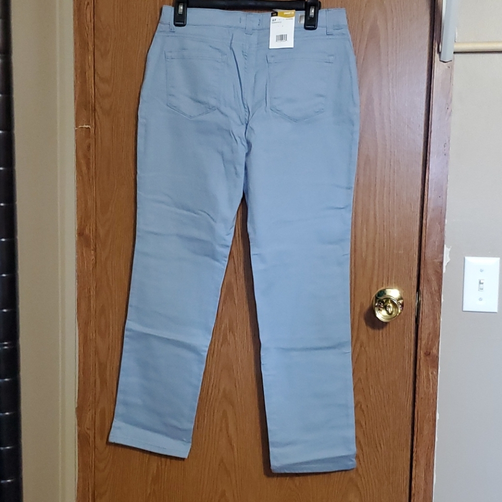 Lee Classic Fit Jeans 18 Women's  NWT Sz 10P Sky Blue Stretch Coin Pocket